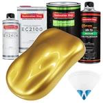 Anniversary Gold Metallic Low Voc Urethane Paint Quart Kit & European Clear Coat New. Price: $235.99.