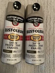 (6) Rust-oleum Satin Protective Enamel Spray Paint, Driftwood Custom 12 Oz New. Price: $49.95.