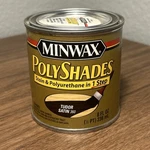 Minwax Polyshades Stain Polyurethane Tudor Satin 360 1/2 Pint Discontinued New. Price: $25.49.