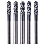 Bestparts High Performance 5PCS Solid Carbide Ball Nose End Mills, Altin Coat... New. Price: $92.98.