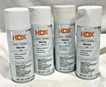 4 Pack 12 Oz. Hdx All Purpose Gloss White Flat Spray Paint No Ship To California New. Price: $20.67.