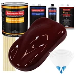 Burgundy Gallon Urethane Basecoat Clearcoat Car Auto Paint Fast Kit New. Price: $389.99.