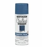 Rust-oleum 302598 Series Chalked Ultra Matte Spray Paint, 12OZ, Coastal Blue New. Price: $16.99.