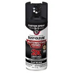 Flat Black, Rust-oleum 2X Automotive Enamel 5 Spray Paint, 12 Oz, 394896 New. Price: $12.16.