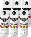 Rust-oleum Stops 5-IN-1 Spray Paint Satin White 12 Oz 6 Pack New. Price: $59.99.