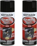 252462-2PK Automotive Enamel Spray Paint, 12 Oz, Gloss Black, Pack New. Price: $36.44.