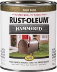 7210502 Stops Rust Hammered Finish Paint, Quart, Gold New. Price: $47.72.