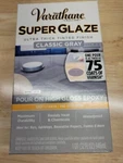 Varathane 363903 Super Glaze Pour-on High Gloss Epoxy Quart Classic Gray New. Price: $29.95.