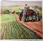 Farmers Fields Horses Glidden Paint Vintage 1937 Magazine Print Ad Used. Price: $11.33.