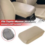 Fit 2010-2023 Toyota 4RUNNER Middle Console Lid Armrest Leather Cover Beige Tan New. Price: $25.99.