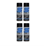 Steel-it 1012D Black Polyurethane Stainless Spray 12OZ Can Pack Of 4 New. Price: $119.96.