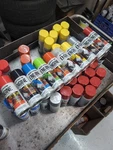 Bulk Discount Rust-oleum Automotive 600 Degree Engine Enamel Spray Paint Variety New. Price: $8.00.