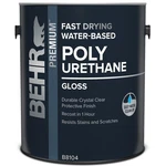 1 Gal. Gloss Clear Fast Drying Water-based Interior Polyurethane New. Price: $87.64.