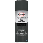 Glidden Master Finish 12 Oz. Matte Black Interior/exterior All Surface Spray ... New. Price: $14.81.