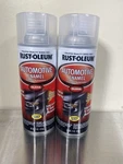 Lot Of 2! Rust-oleum Automotive Paint 11 Oz. Gloss Clear Enamel Spray New. Price: $30.00.