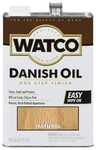 Rust-oleum 242217 Watco Gallon Natural Danish Oil Wood Finish New. Price: $103.37.