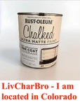 Rust-oleum Chalked Ultra Matte Paint 30 Ounce Chiffon Cream 329598 New. Price: $30.07.
