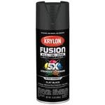 Krylon K02728007 Spray PAINT,BLACK,FLAT,12 Oz. 55EG62 New. Price: $15.42.