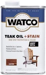 Watco 348758 Teak Oil Plus Stain, Quart, Flagstone, 32 Oz New. Price: $38.43.