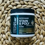 Behr Stain & Poly Water Based Gloss Tint B6301 7.75 Fl Oz New. Price: $10.06.