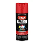 Krylon Fusion K02720007 ALL-IN-1 Spray Paint For In/outdoor, Gloss Red Pepper New. Price: $16.26.