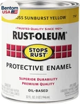 7747502 Stops Rust Brush On Paint, Quart, Gloss Sunburst Yellow, (pack Of 1) New. Price: $30.14.