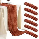 Cheesecloth Table Runner - Gauze Wedding Decor 35 X 157 Inch New. Price: $7.59.