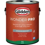 Glidden Wonderpro Interior/exterior Flat Paint, Ultra Deep Base, 1 Gal. New. Price: $14.03.