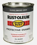 Rust-oleum Gloss Smoke Gray 1 Qt Stops Protective Enamel Oil-based 7786-502 New. Price: $26.59.
