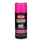 Krylon Fusion K02708007 ALL-IN-1 Spray Paint For In/outdoor Gloss Hot Pink 12 Oz New. Price: $16.26.