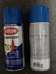 Krylon Fluorescent Blue Spray Paint, Can, Brand New. Price: $14.95.