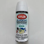 Krylon Fusion For Plastic Satin White Spray Paint, 12 Oz, Mpn 2420 New. Price: $29.99.