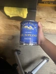 General Finishes Oil Based Gel Topcoat, 1 Quart, Satin New. Price: $40.00.