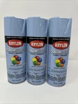 (3) Krylon Colormaxx Gloss Peekaboo Baby Blue Spray Paint & Primer 12 Oz. Cans New. Price: $31.99.