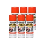 Kubota Orange Spray Paint Pack Of 6 Rust Preventative Heavy Duty 12 Ounce New. Price: $59.59.