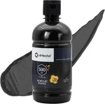 Non Toxic Black Acrylic Paint - Large 17OZ Bottle For Creative Projects New. Price: $24.18.