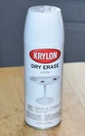 Krylon Dry Erase Spray Paint Design Yourself Line White, 11.5 Oz. Price: $14.95.