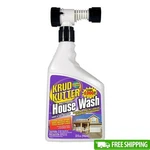 Hose End Multi-purpose House Wash Cleaner, Liquid Concentrate Quart New. Price: $24.85.