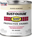 7770730 Stops Rust Brush Paint, Half Pint, Gloss Almond New. Price: $17.57.