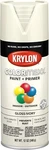 Krylon 5524 Gloss Ivory Colormaxx Spray Paint + Primer For Indoor/outdoor 12 Oz New. Price: $18.77.