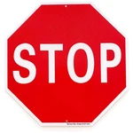 Reflective Stop Sign 12X12 Rust-free Aluminum Uv Waterproof Weather Resistant New. Price: $13.29.