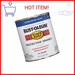Rust-oleum 7727502 Stops Brush On Paint, Quart, Gloss Royal Blue, (pack Of New. Price: $23.92.