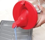 Gallon Paint Can Lid W/ Store & Pour Spout Red Silicone Sure Shur-line 1783844 New. Price: $21.33.