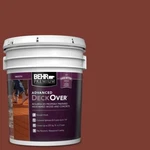 Behr Advanced Deckover 5 Gal #SC-330 Redwood Smooth Exterior Coating New. Price: $269.40.
