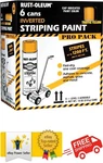 Rust Oleum Professional Striping Spray Paint Contractor 18 Oz Pack 6 Yellow New. Price: $55.89.