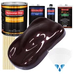 Black Cherry Pearl Gallon Urethane Basecoat Clearcoat Car Auto Paint Kit New. Price: $400.99.