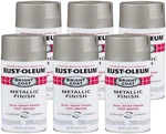 7715830-6PK Stops Rust Bright Coat Metallic Spray Paint, 11 Oz, Aluminum, Pack New. Price: $53.99.