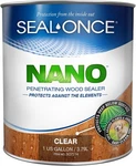 Seal-once Nano Penetrating Wood Sealer Premium Waterproof 1 Gallon, Clear New. Price: $85.34.