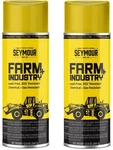 Seymour 16-266 Heavy-duty Enamel Spray Paint Farm & Implement New Yellow, 2-PK. Price: $24.00.