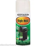 (6)- Rust-oleum White High Temp Spray Paint Heat 1200 F Model: 7751830 New. Price: $72.89.